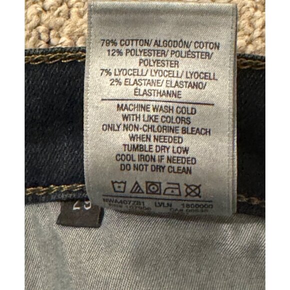 Hudson Krista Ankle Super Skinny Jeans Size 29 Dark Wash Soft Stretch Denim - Picture 10 of 10